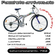 Bicicletta pieghevole 26 PM3 - Paccheto Extra-Comodamente